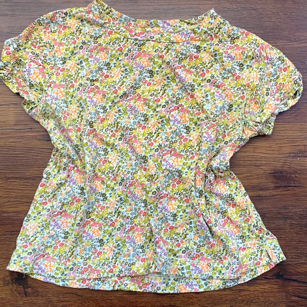 LOFT Cotton Floral T Shirt